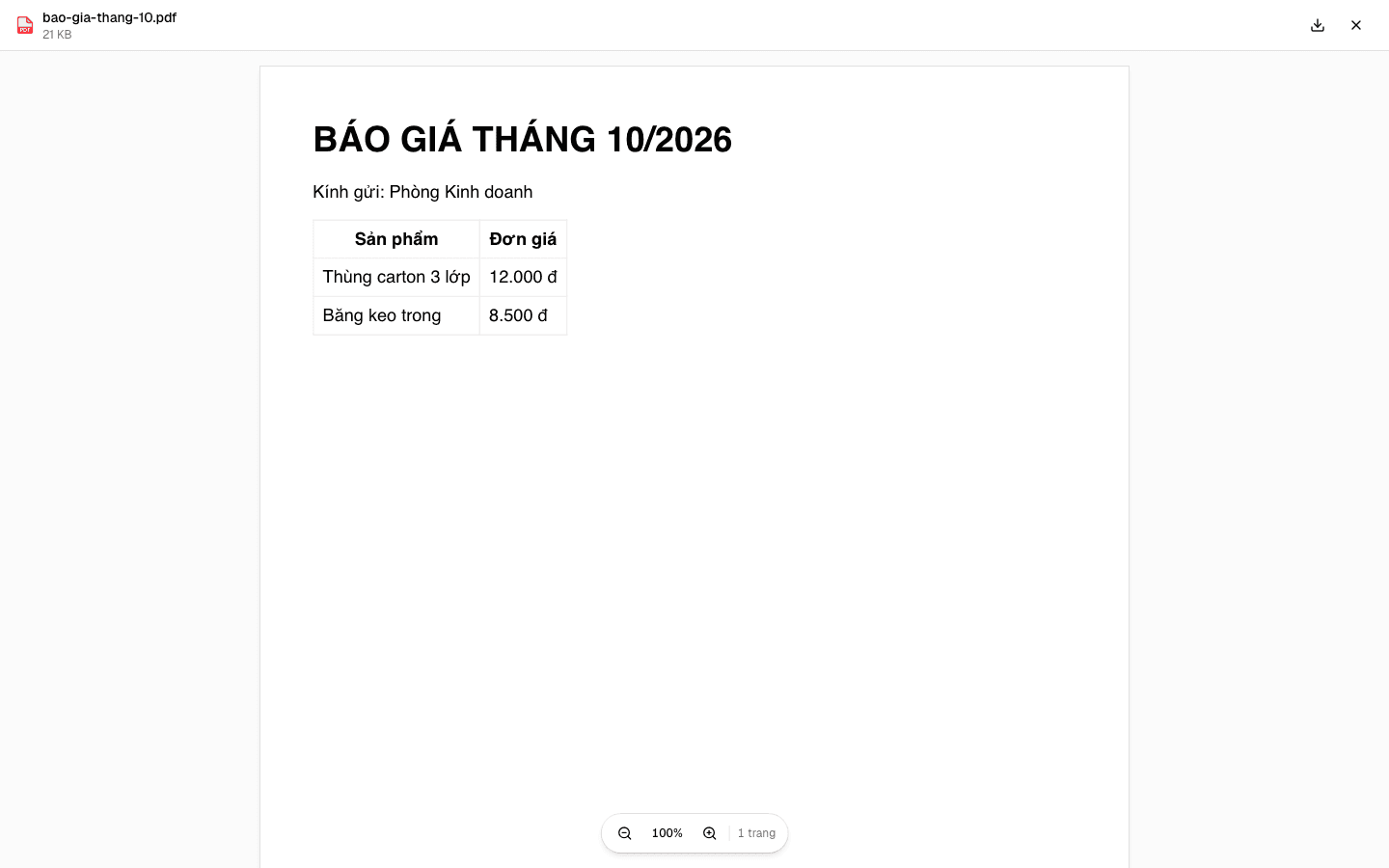 Xem trước tệp PDF